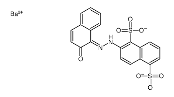 barium 2-[(2-hydroxynaphthyl)azo]naphthalene-1,5-disulphonate Structure