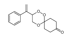 3-(1-phenylethenyl)-1,2,5-trioxaspiro[5.5]undecan-9-one Structure