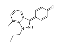 4-(7-methyl-1-propyl-2H-indazol-3-ylidene)cyclohexa-2,5-dien-1-one Structure