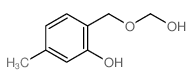 2-(hydroxymethoxymethyl)-5-methyl-phenol Structure
