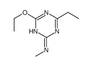 4-ethoxy-6-ethyl-N-methyl-1,3,5-triazin-2-amine结构式