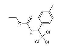 ethyl (2,2,2-trichloro-1-(p-tolyl)ethyl)carbamate结构式