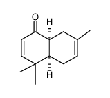 cis-4,4,7-Trimethyl-1,4,4a,5,8,8a-hexahydronaphthalin-1-on Structure