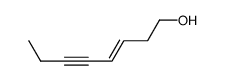 E-3-octen-5-yn-1-ol Structure