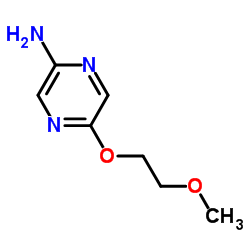 5-(2-甲氧基乙氧基)吡嗪-2-胺结构式