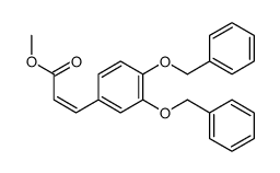 methyl 3-[3,4-bis(phenylmethoxy)phenyl]prop-2-enoate Structure