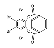 9,10,11,12-Tetrabromo-3,6-etheno-1,8-benzodioxecin-2,7-dione结构式