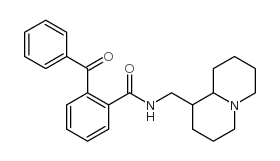 Aminolupinine o-benzoil acid amid结构式