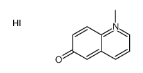 1-methylquinolin-1-ium-6-ol,iodide Structure