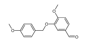 O-(p-methoxy)benzyl isovanillin Structure