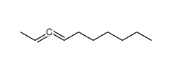 deca-2,3-diene结构式