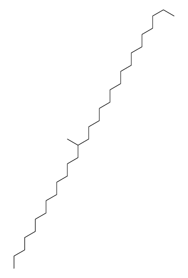14-methyltriacontane Structure