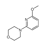 4-(6-methoxypyridin-2-yl)morpholine结构式