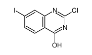 2-CHLORO-7-IODOQUINAZOLIN-4(3H)-ONE Structure