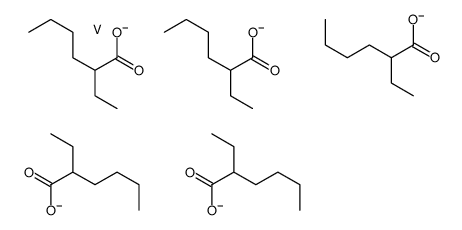 Vanadium 2-ethylhexanoate结构式