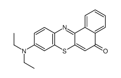 9-(diethylamino)benzo[a]phenothiazin-5-one结构式