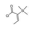 2-(trimethylsilyl)but-2-enoyl chloride Structure