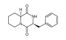 (3S,6S)-3-Benzyl-1,4-diazabicyclo[4.4.0]decane-2,5-dione结构式