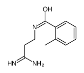 Benzamide, N-(3-amino-3-iminopropyl)-2-methyl- (9CI)结构式