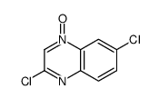 3,7-dichloro-1-oxidoquinoxalin-1-ium结构式