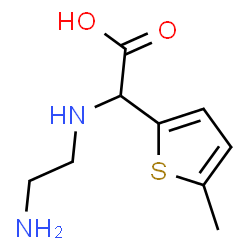 2-Thiopheneaceticacid,alpha-[(2-aminoethyl)amino]-5-methyl-(9CI) structure