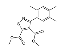 3-(2,4,5-Trimethylphenyl)-4,5-isothiazoldicarbonsaeure-dimethylester Structure