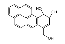 (9S,10S)-7-(hydroxymethyl)-9,10-dihydrobenzo[a]pyrene-9,10-diol结构式