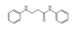 β-anilinopropionic acid anilide结构式