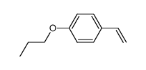 1-propoxy-4-vinylbenzene结构式