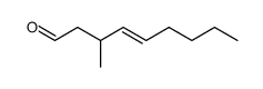 (E)-3-methyl-4-nonenal结构式