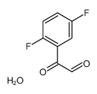2,5-DIFLUOROPHENYLGLYOXAL HYDRATE Structure