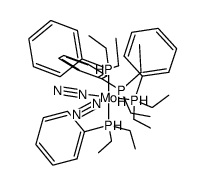 cis-[Mo(N2)2(PEt2Ph)4] Structure