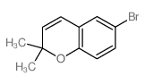 6-BROMO-2,2-DIMETHYL-2H-CHROMENE structure