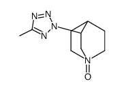 3-(5-methyltetrazol-2-yl)-1-oxido-1-azoniabicyclo[2.2.2]octane Structure