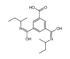 3,5-bis(butan-2-ylcarbamoyl)benzoic acid结构式