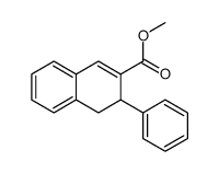 methyl 3-phenyl-3,4-dihydronaphthalene-2-carboxylate Structure