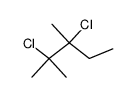 2,3-Dichlor-2,3-dimethylpentan Structure