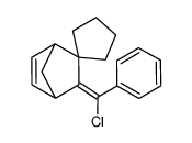 3-[(E)-α-Chlorbenzyliden]-spiro[bicyclo[2.2.1]hept-5-en-2,1'-cyclopentan]结构式