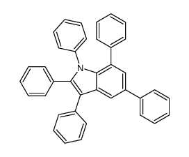 1,2,3,5,7-pentakis-phenylindole结构式