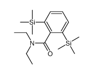 N,N-diethyl-2,6-bis(trimethylsilyl)benzamide结构式
