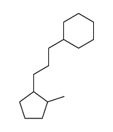 1-cyclohexyl-3-(2-methyl-cyclopentyl)-propane Structure