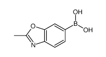 (2-METHYLBENZO[D]OXAZOL-6-YL)BORONIC ACID structure