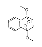 1,4-dimethoxy-1,4-dihydro-1,4-epidioxynaphthalene结构式