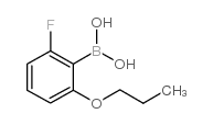 2-Fluoro-6-propoxyphenylboronic acid Structure