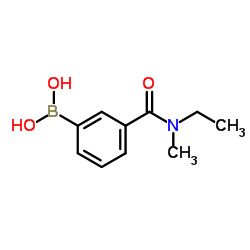 3-[Ethyl(methyl)carbamoyl]benzeneboronic acid Structure