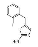 5-(2-FLUORO-BENZYL)-THIAZOL-2-YLAMINE结构式