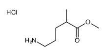 methyl 5-amino-2-methylpentanoate,hydrochloride Structure