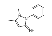 1,5-dimethyl-2-phenylpyrazol-3-imine结构式