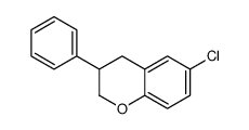 6-chloro-3-phenyl-3,4-dihydro-2H-chromene Structure