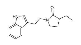 3-ethyl-1-[2-(1H-indol-3-yl)ethyl]pyrrolidin-2-one结构式